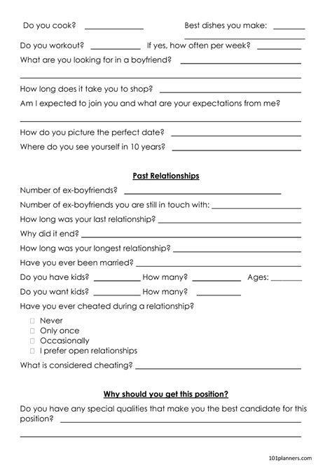 2024 Official Girlfriend Application 